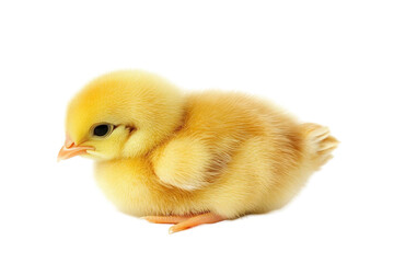 Fototapeta premium baby chicken on white background