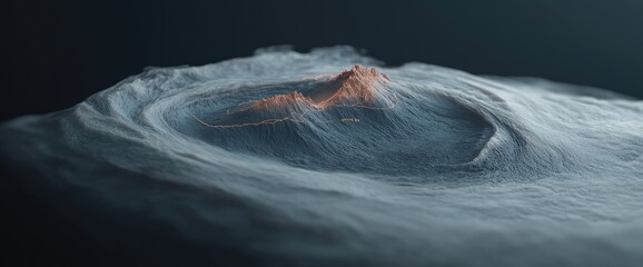 Ethereal mountainscape