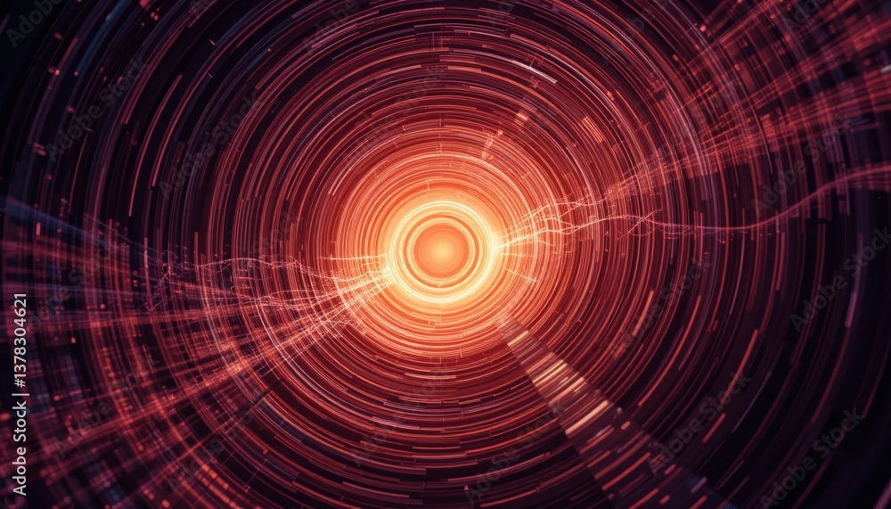 Poster dynamic energy flow visualization abstract art digital design vibrant colors 3d perspective conceptu