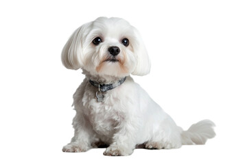 Obraz premium a cute white Maltese