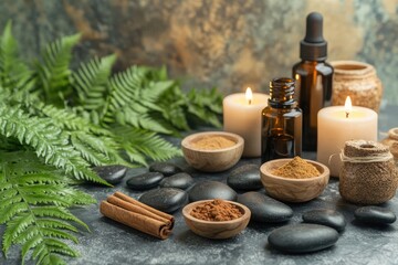 Spa aromatherapy wellness still life