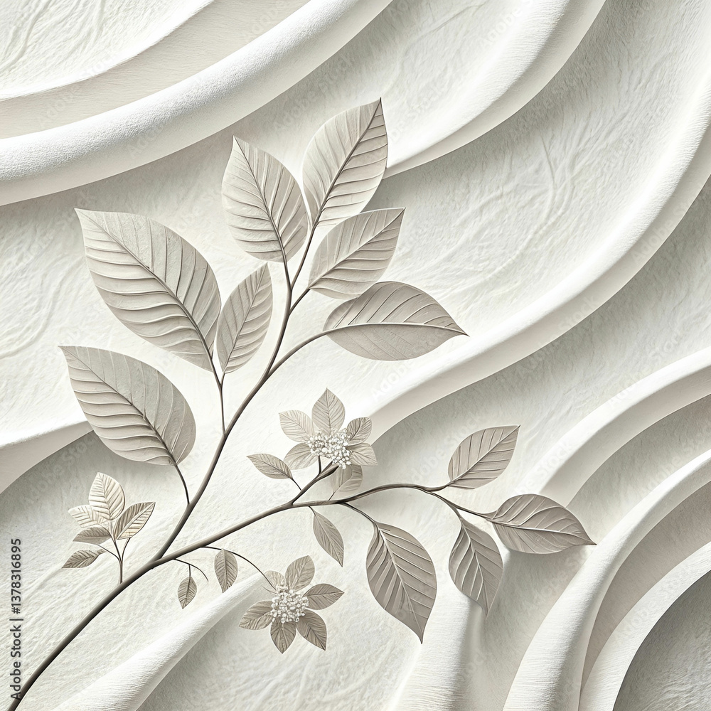 Poster A minimalist abstract background with a textured surface and subtle, elegant color gradients.