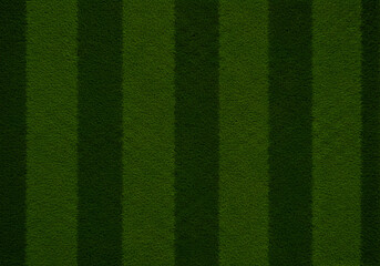 Seamless Green Grass Texture with Vertical Stripes - Sports Field Background