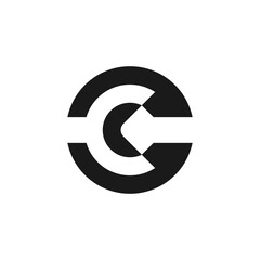 Obraz premium letter C logo