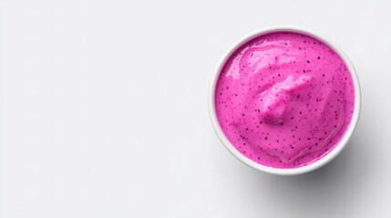 Pink Dragon Fruit Smoothie Bowl, Delicious and healthy dragon fruit smoothie bowl.