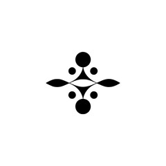 Minimalist Black & White Geometric Logo/Pattern Design