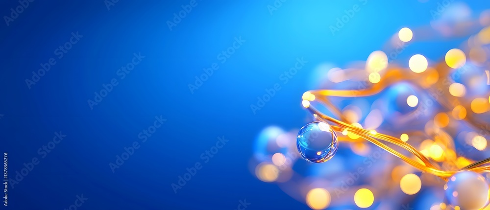 Poster innovative business models for abstract network visualization digital environment high-tech perspect