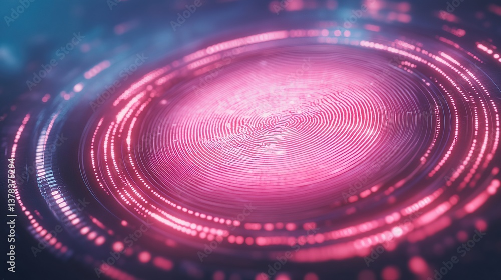 Poster vibrant digital patterns in a mesmerizing abstract design