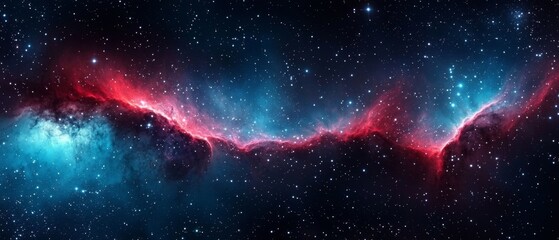 Fototapeta premium Deep space abstract background created with generative algorithms.