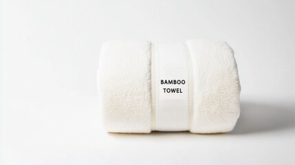 Soft rolled bamboo towel.