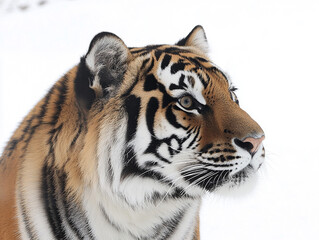 Obraz premium Tiger close-up, fierce tiger,