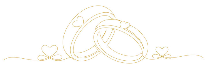 wedding ring continuous line 1