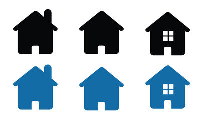 home icon set