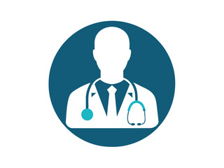 Vector people icons depict man and woman, user profile symbols for web contact design