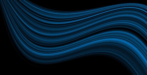 Blue abstract light background lines design with grainy dynamic glowing energy speed fluid wavy dark texture backdrop glow vibrant technology banner