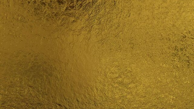 golden metal texture luxury loop animation, gold sheet textured material blank motion design element