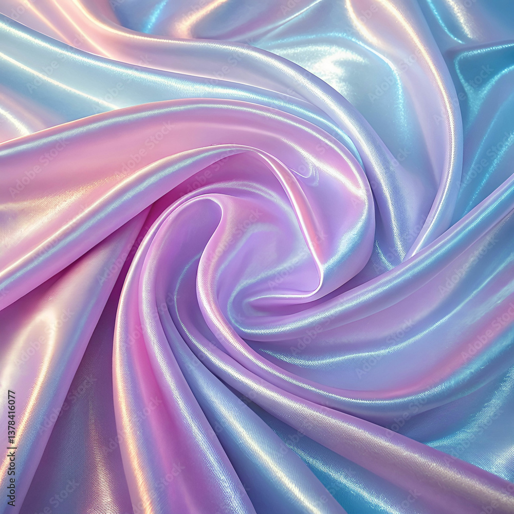 Aufkleber a smooth, flowing background with iridescent waves, creating a dreamy and dynamic visual effect.