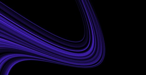 Obraz premium Blue abstract light background lines design with grainy dynamic glowing energy speed fluid wavy dark texture backdrop glow vibrant technology banner