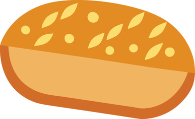 Ezekiel bread ancient grain vector.