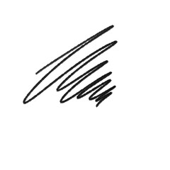 Black Doodle Scribble Hand Drawn