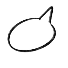 Black Doodle Footnote Scribble Hand Drawn