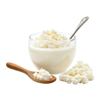 Kefir isolated on white background