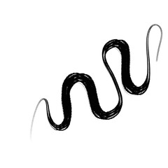 Black Doodle Scribble Hand Drawn