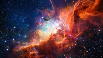 sci fi nebula firework nebula