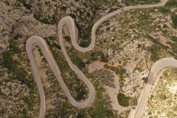 COLL DE SA BATAIA carretera hacia SA CALOBRA best road trips ever   Mallorca Island
