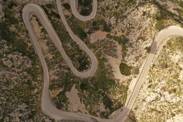 COLL DE SA BATAIA carretera hacia SA CALOBRA best road trips ever   Mallorca Island