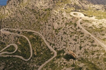 COLL DE SA BATAIA carretera hacia SA CALOBRA best road trips ever   Mallorca Island
