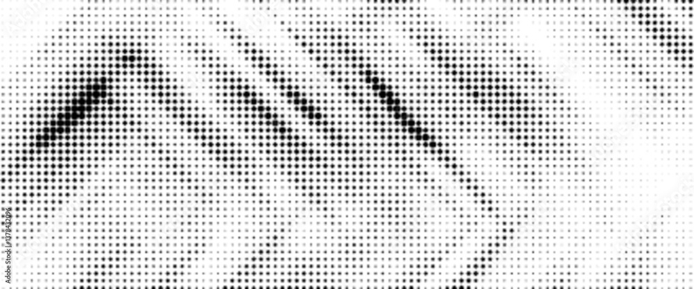Poster halftone background vector. monochrome abstract dot, gradient halftone dots for background pattern a
