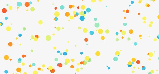 Abstract background with colorful circles, perfect for celebrations and playful designs.