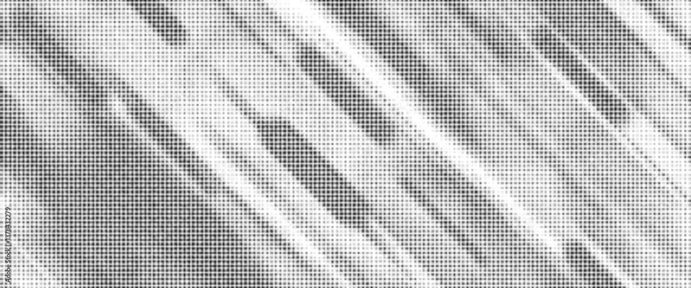 Poster halftone background vector. monochrome abstract dot, gradient halftone dots for background pattern a