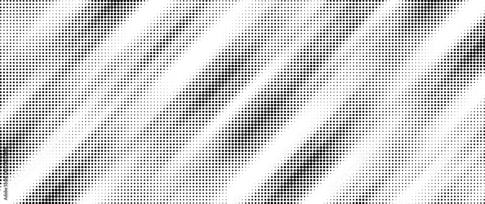 Poster halftone background vector. monochrome abstract dot, gradient halftone dots for background pattern a