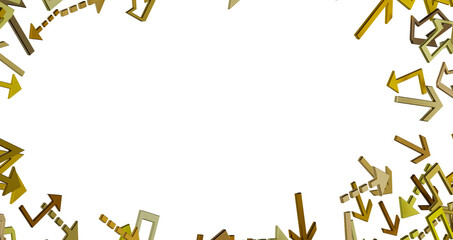 Abstract Green Arrows Background