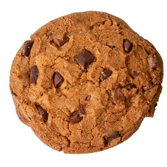 cookie aux pépites de chocolat, PNG sur fond transparent