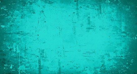Obraz premium Teal Grunge Texture Background Image for Design Projects