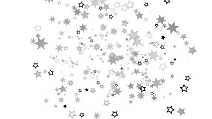 Abstract illustration with many stars in a dark background.