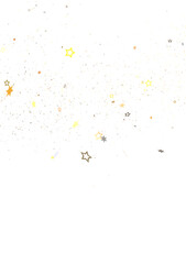 Golden Glitter on Black Background