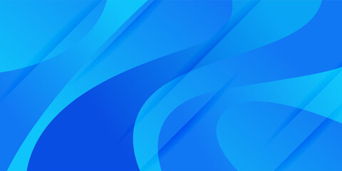 Abstract background blue wave liquid color design. Dynamic shapes composition with simple pattern
