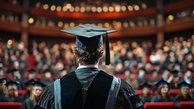 Graduation ceremony, academic achievement