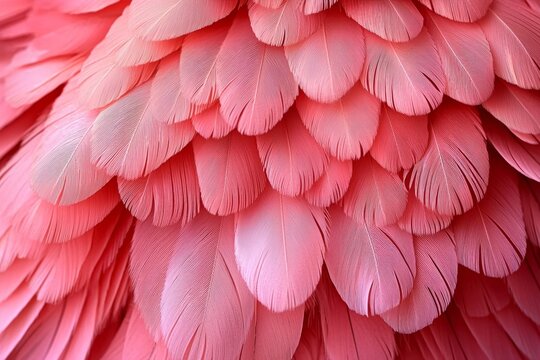 An artistic representation of romance through colorful feather patterns.