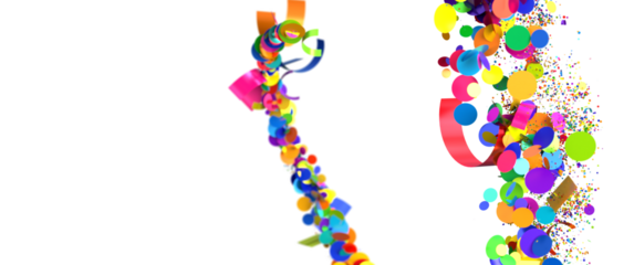 Abstract Colorful Circles Design