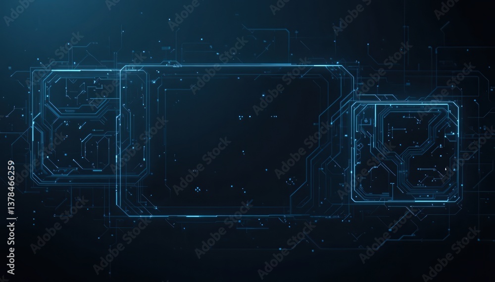 Poster digital data visualization technology hub graphic design futuristic environment abstract viewpoint i