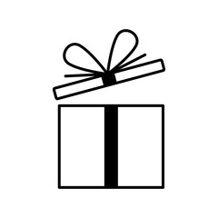 Gift Box Icon Trendy Flat Style. Gift Box Vector Icon in line style design. Gift Box Symbol. Vector illustration.
