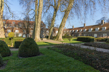 Arend Maartenshof Dordrecht the Netherlands. The Arend Maartenshof is a courtyard.