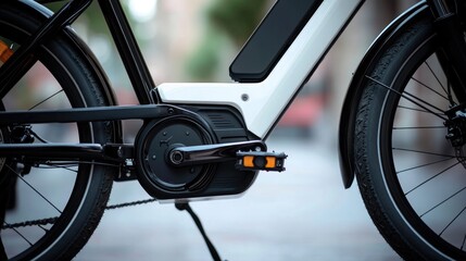 Sleek electric bicycle design showcasing modern engineering and