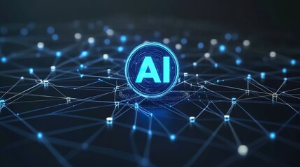 Obraz premium The blue background features white 