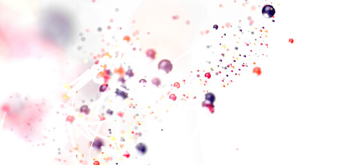 Vibrant background with colorful bubbles and soft bokeh. Perfect for design projects.